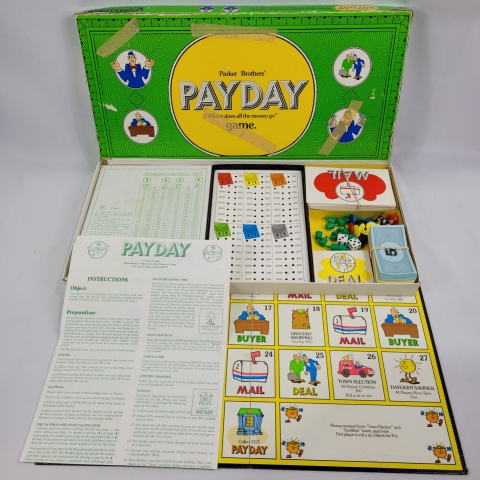Payday Vintage 1974 Board Game by Parker Brothers C6